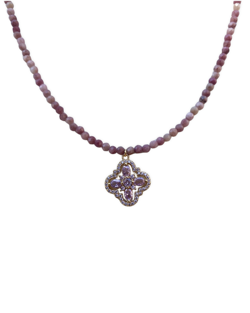 Collier Rose Impérial