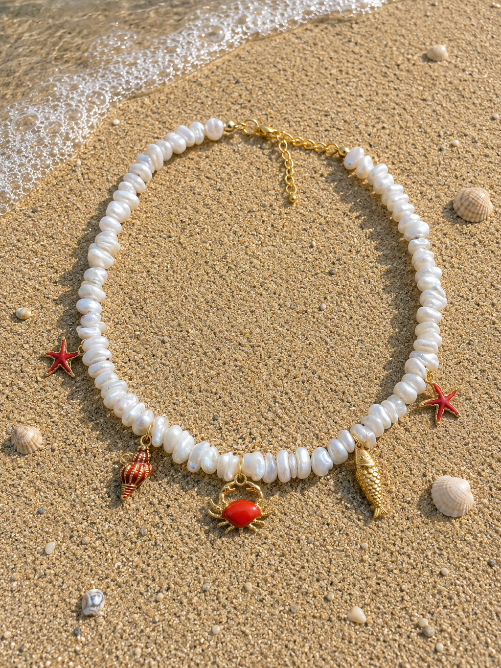 Collier Caraïbe Blanc