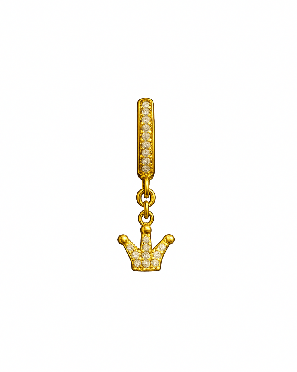 Boucles d'oreilles Queen - Blanches