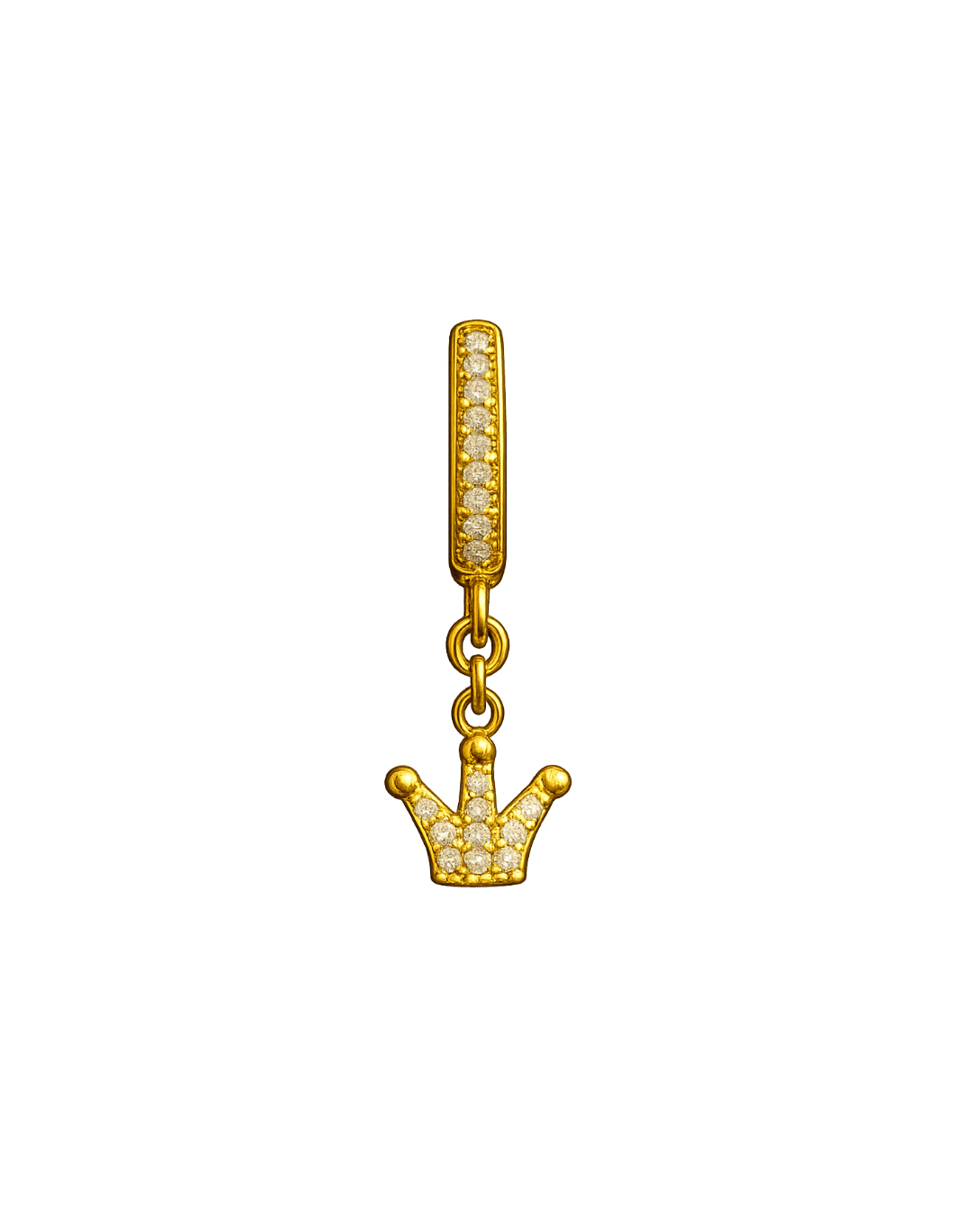Boucles d'oreilles Queen - Blanches