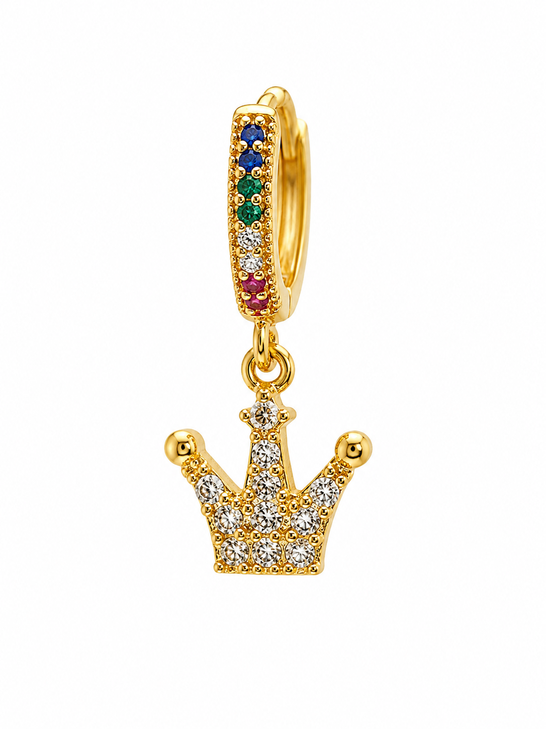 Boucles d'oreilles Queen - Multicolores