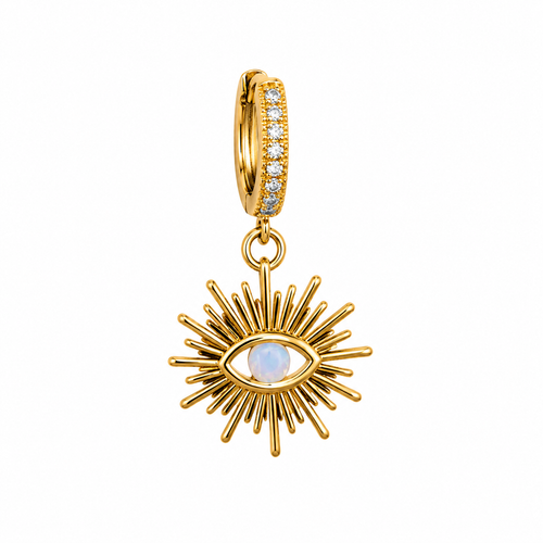Boucles d'oreilles Calista - Blanches
