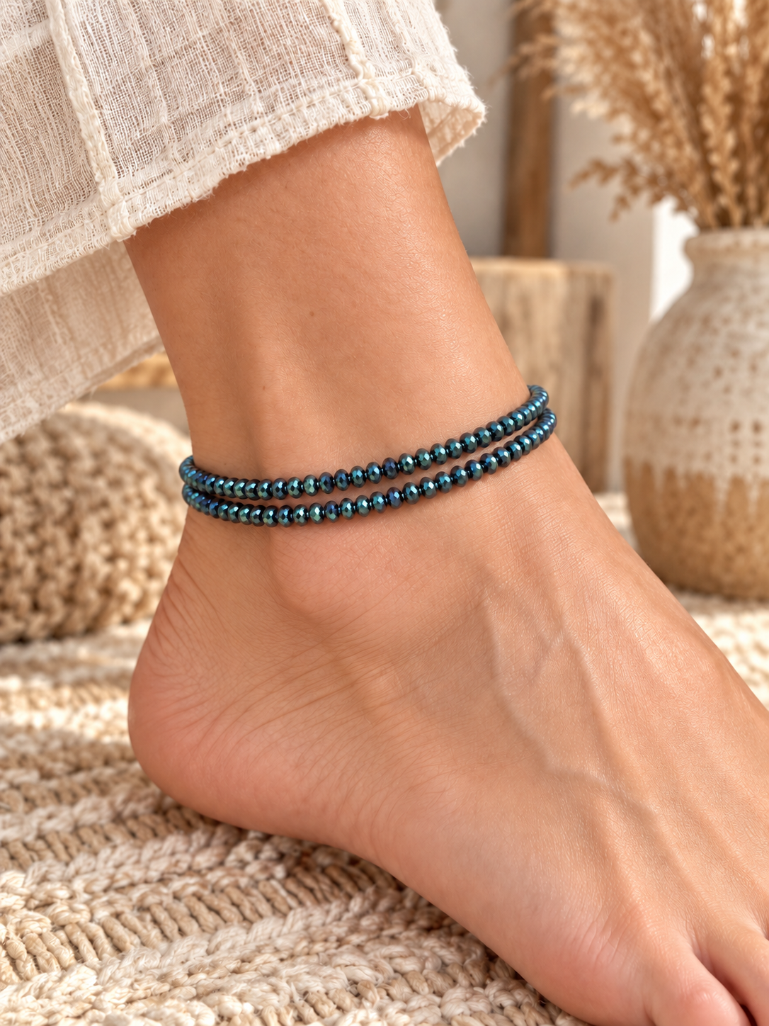 Bracelet de cheville double Zara - Les Lubies de Julie