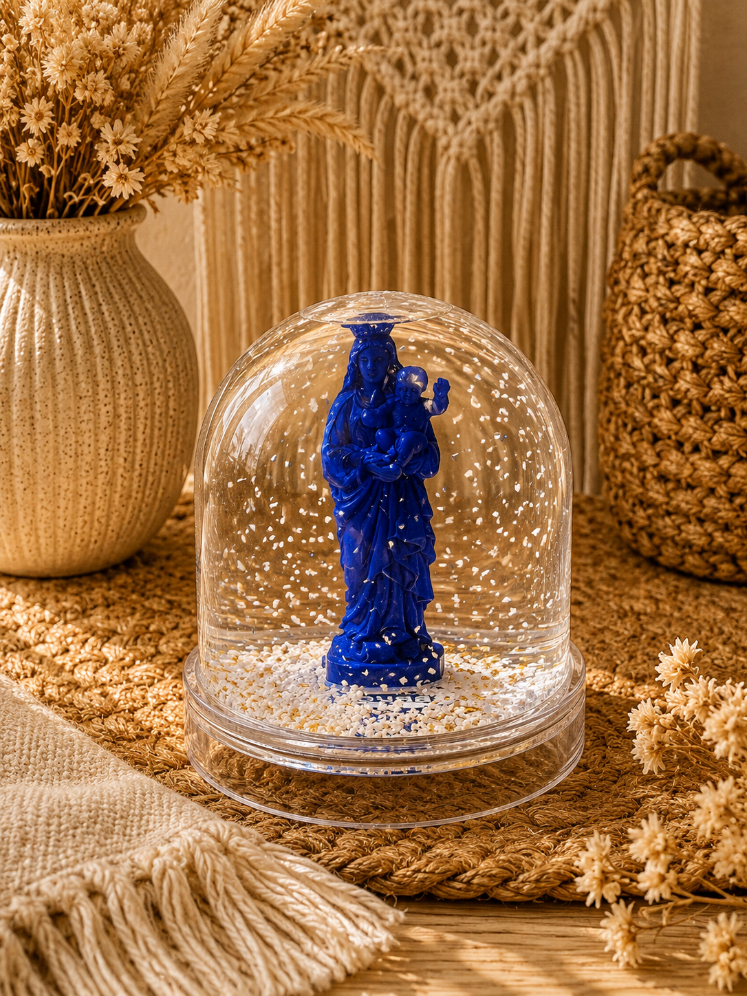 Boules à neige Vierge à l'Enfant - J'ai vu la Vierge