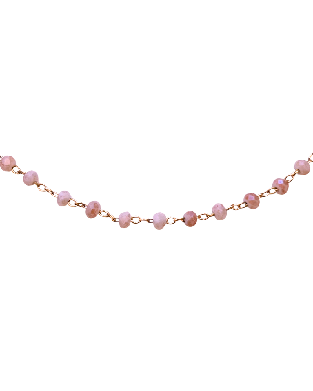 Bracelet Grigri Facetté Rose
