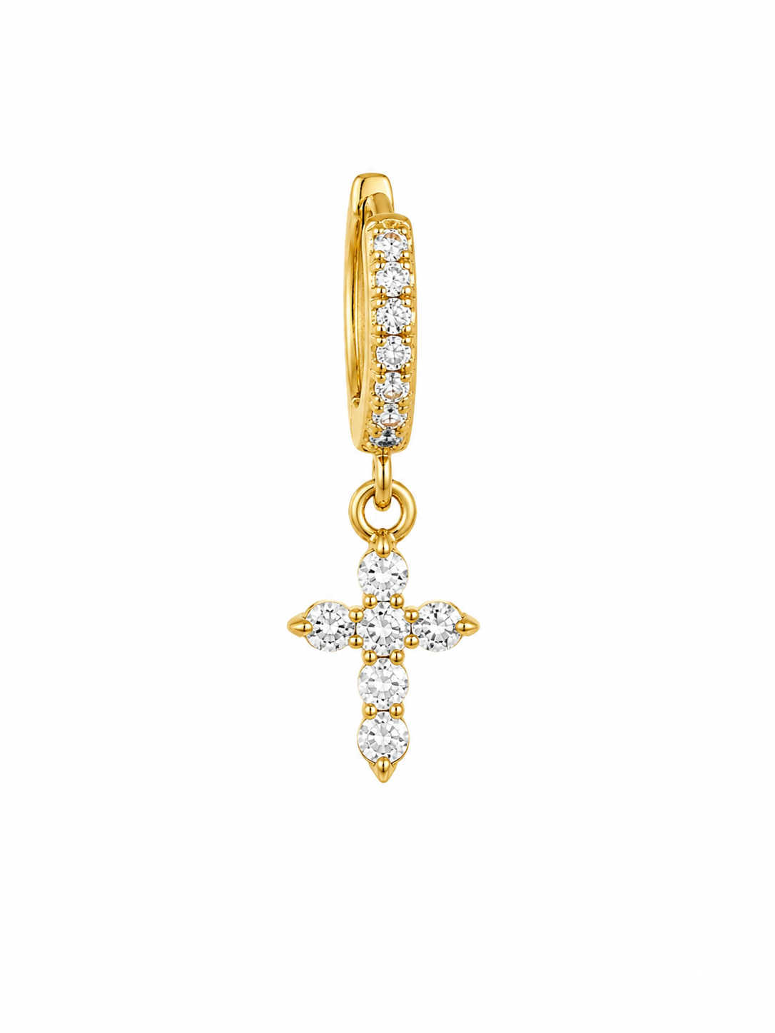 Boucles d'oreille Louise - Blanches