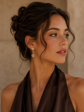 Boucles d'oreilles Love - Blanches