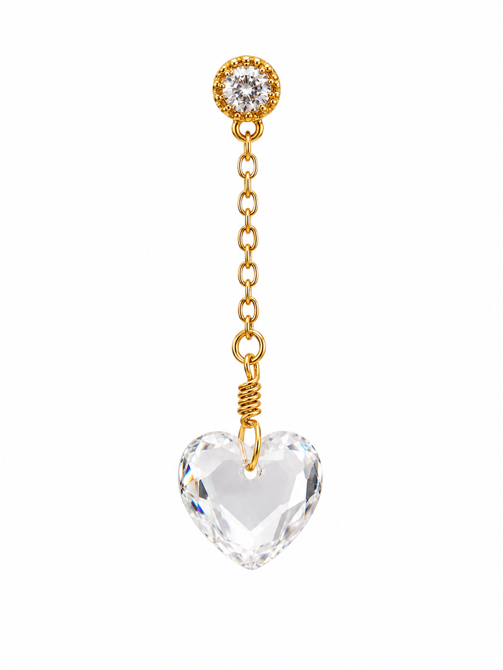 Boucles d'oreilles Love - Blanches