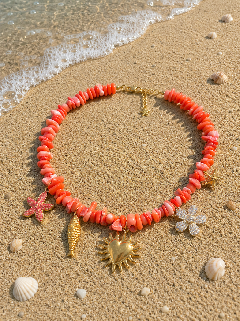 Collier Caraïbe Orange