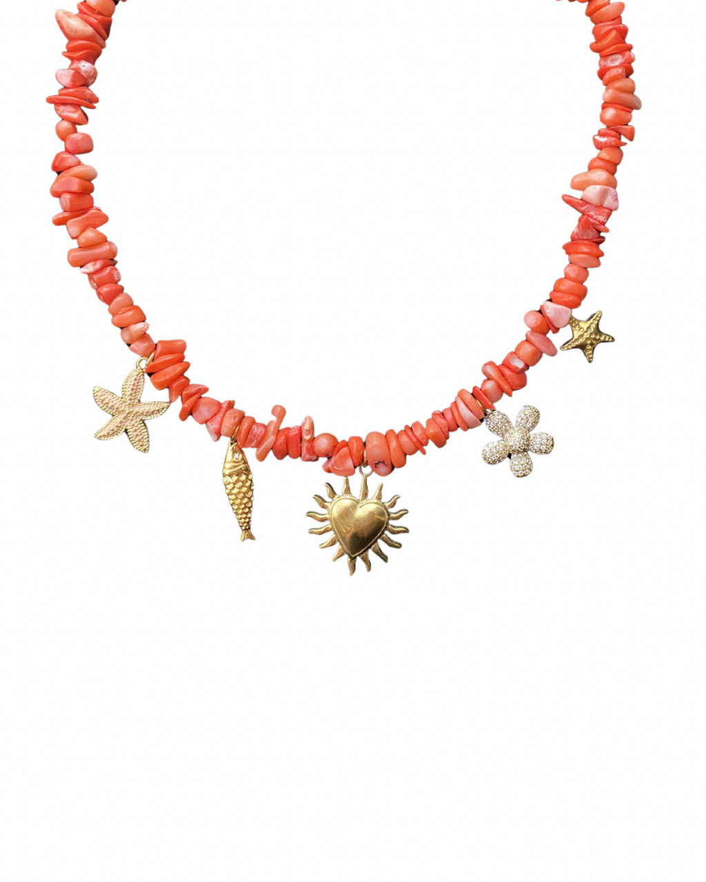 Collier Caraïbe Orange