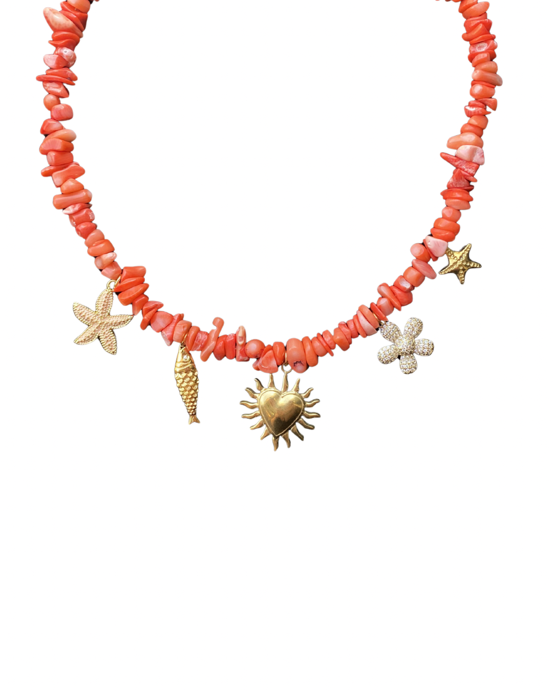 Collier Caraïbe Orange