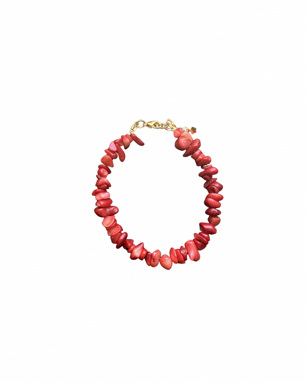 Bracelet Caraïbe Corail Bambou Rouge