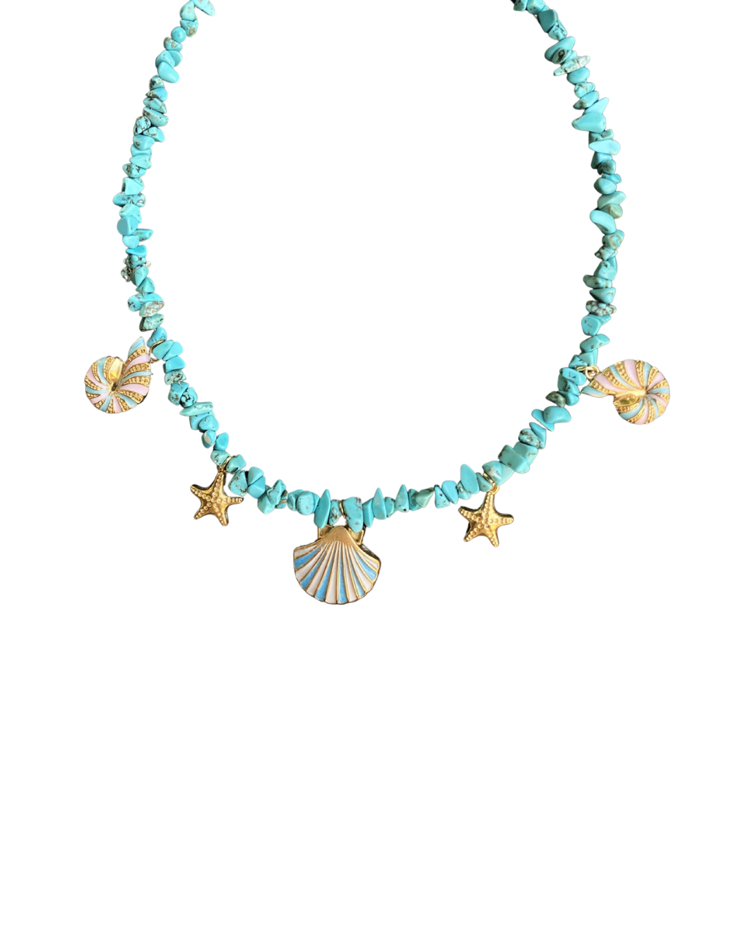Collier Caraïbe Bleu