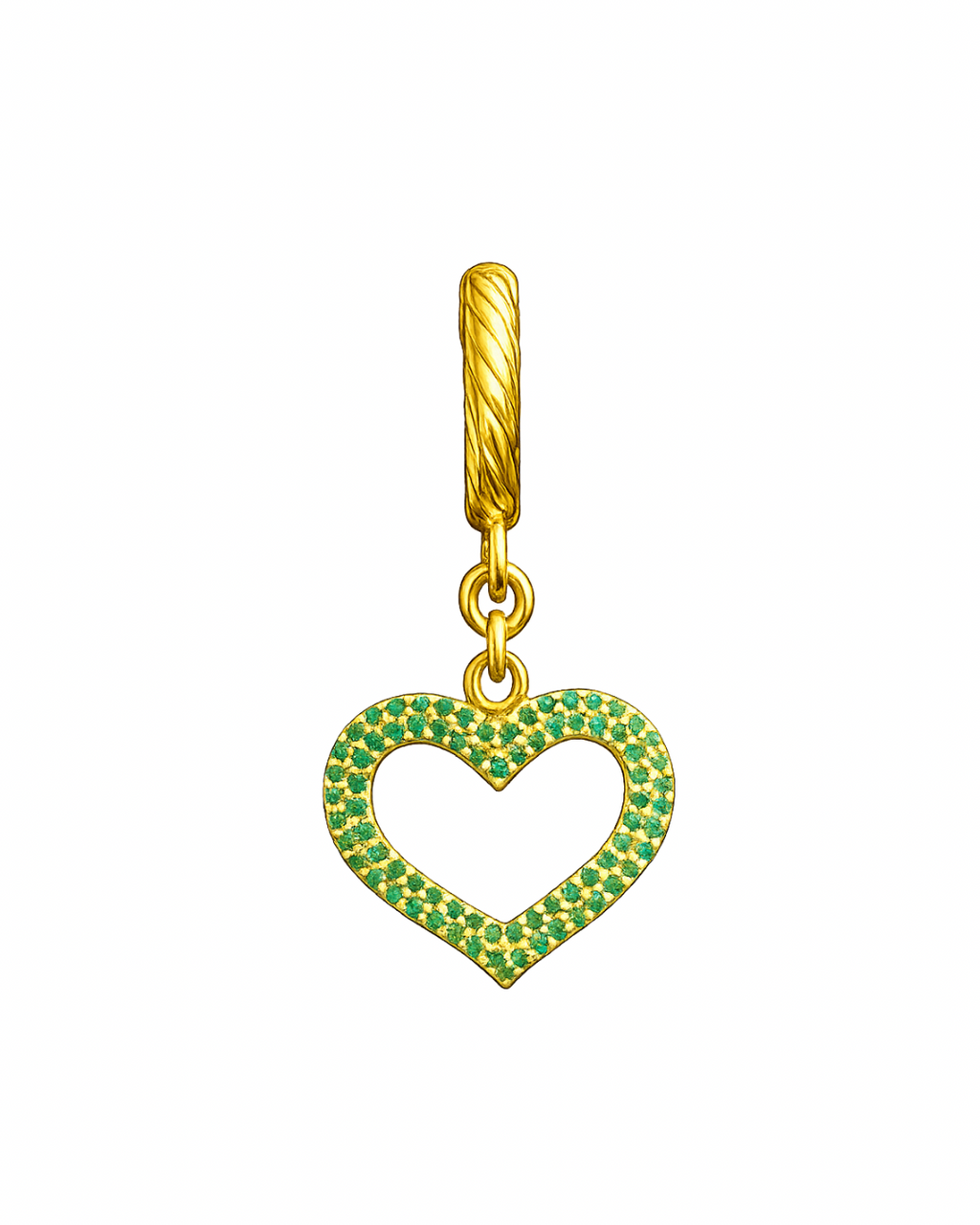 Boucles d'oreilles Valentine - Vertes