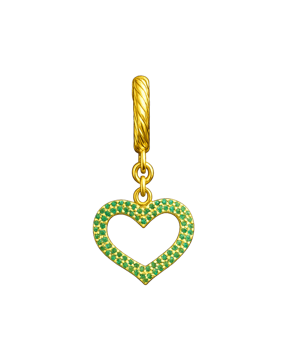 Boucles d'oreilles Valentine - Vertes