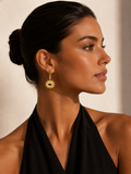 Boucles d'oreilles Calista - Noires