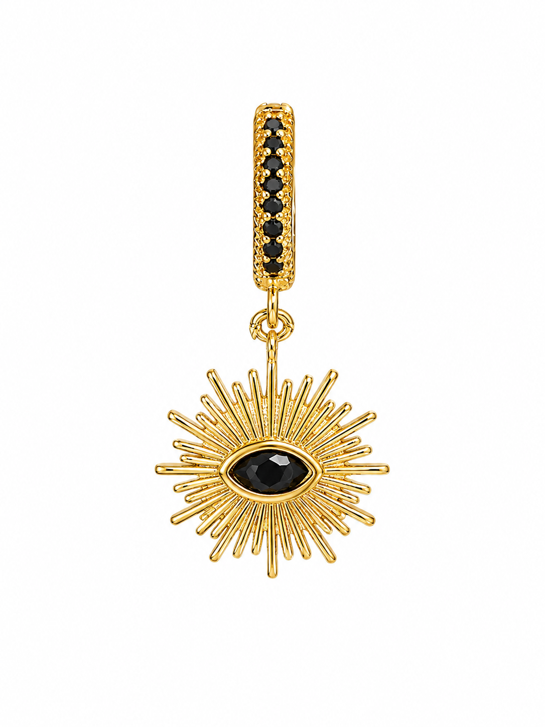 Boucles d'oreilles Calista - Noires