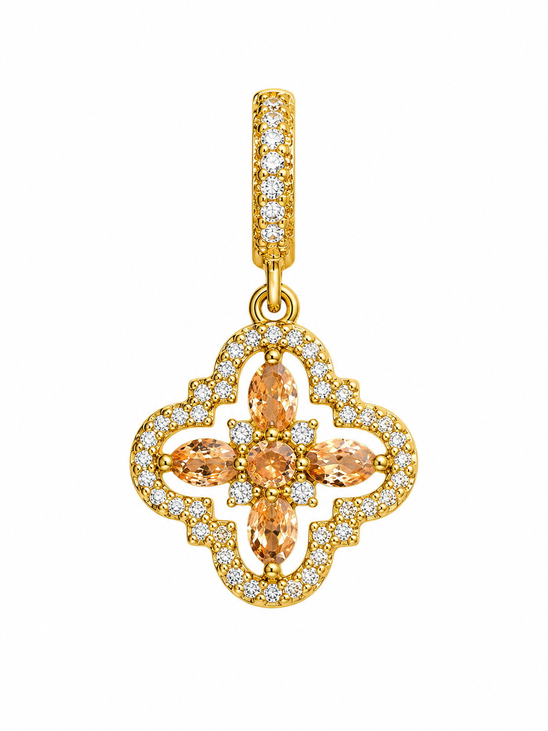 Boucles d'oreilles Elena - Champagne