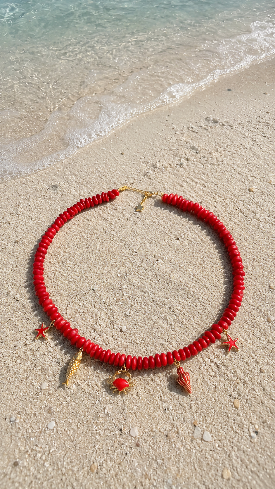 Collier Caraïbes Rouge