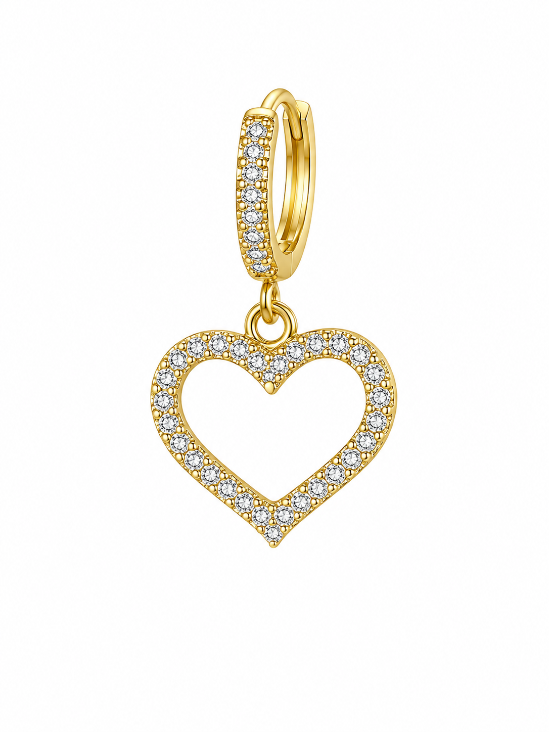 Boucles d'oreilles Valentine - Blanches