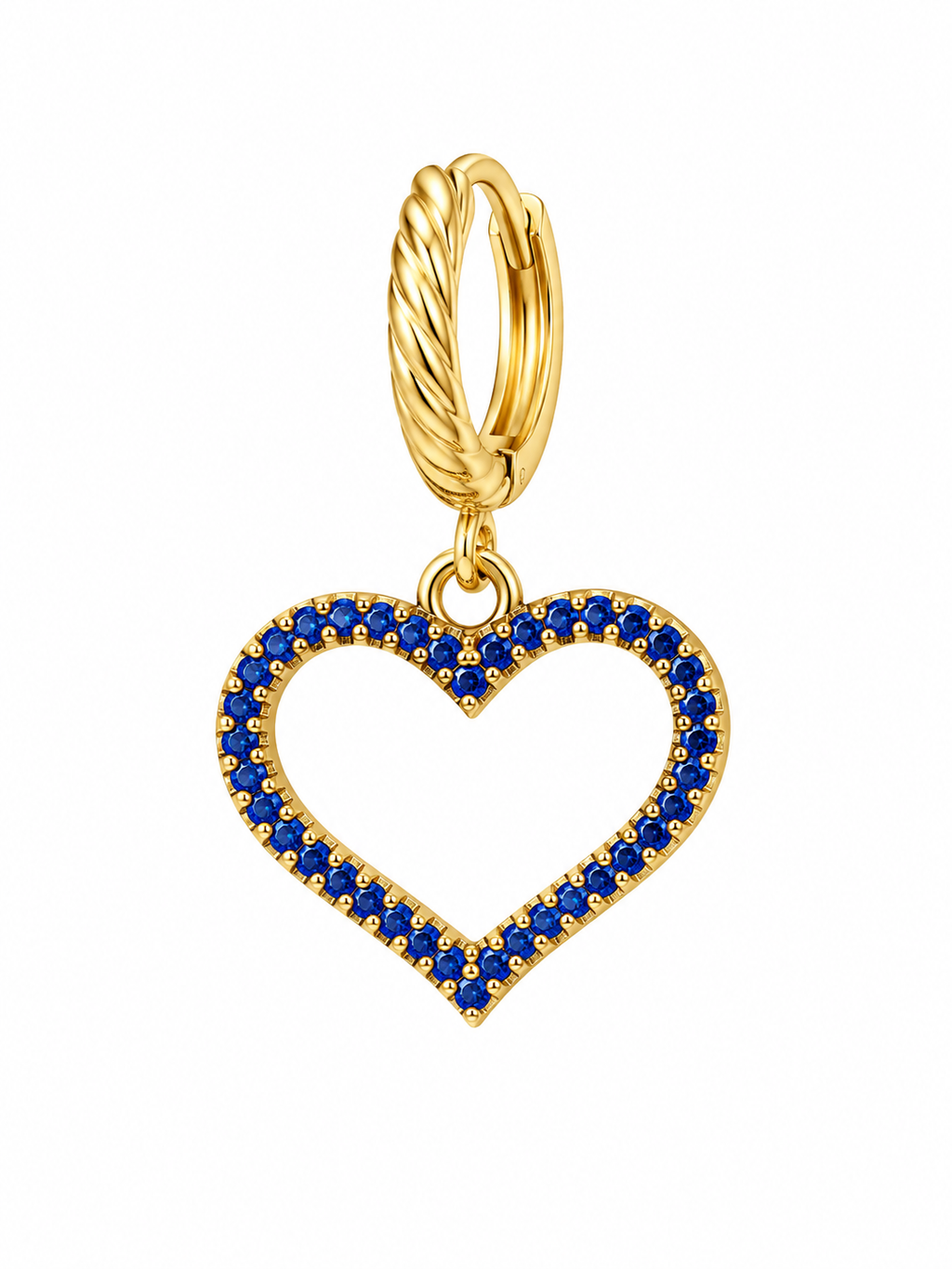 Boucles d'oreilles Valentine - Bleues