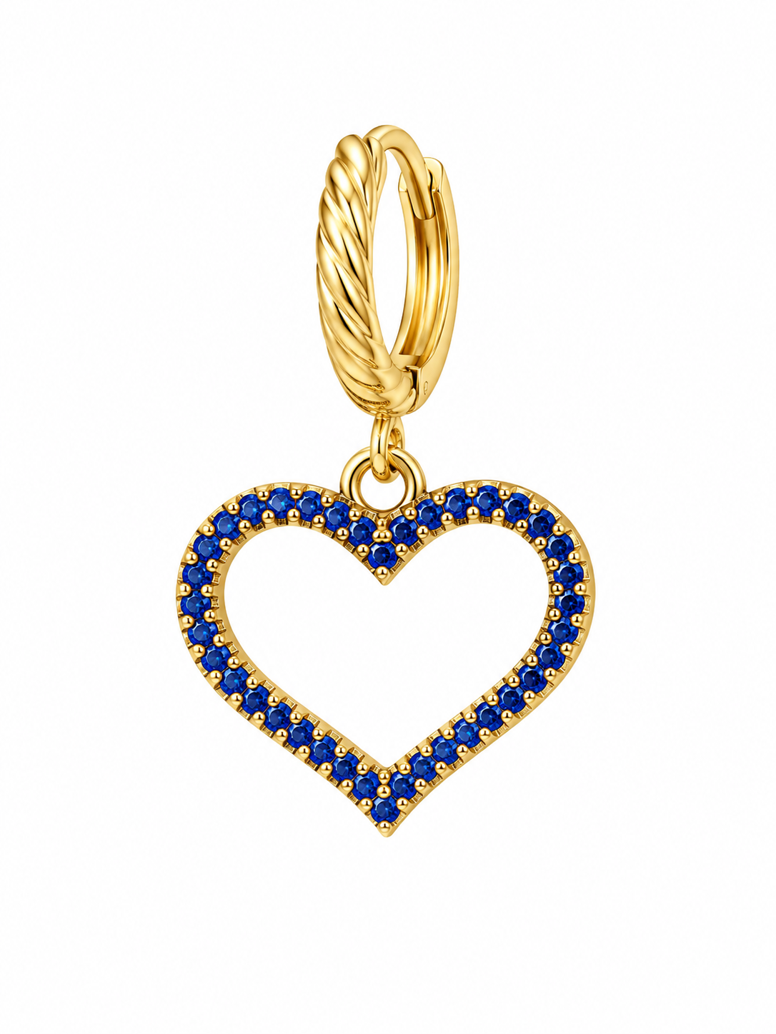 Boucles d'oreilles Valentine - Bleues